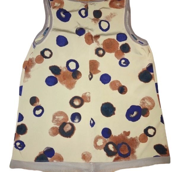 Simply Vera Vera Wang Green Abstract Print Sleeveless Blouse Size L - Picture 2 of 6